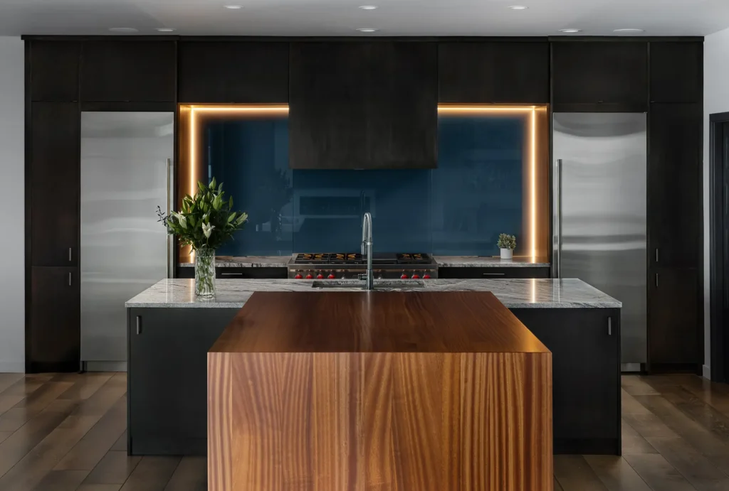 custom kitchen by Radiant Homes